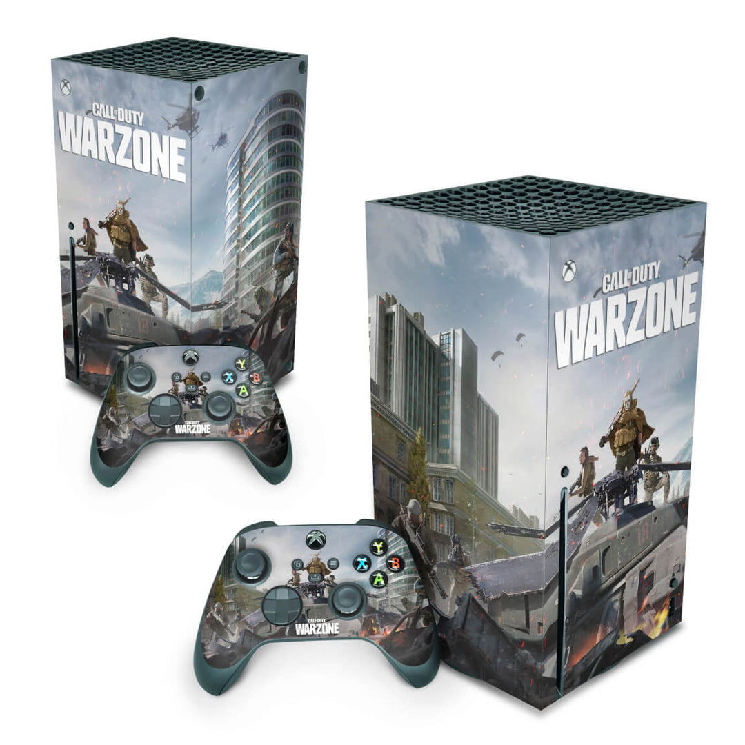 Skin Anti-Rage Xbox Series X Vertical - Call of Duty Warzone - Pop Arte Skins