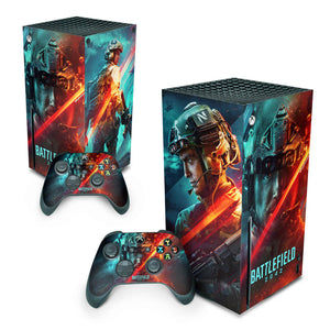 Skin Anti-Rage Xbox Series X Vertical - Battlefield 2042 - Pop Arte Skins