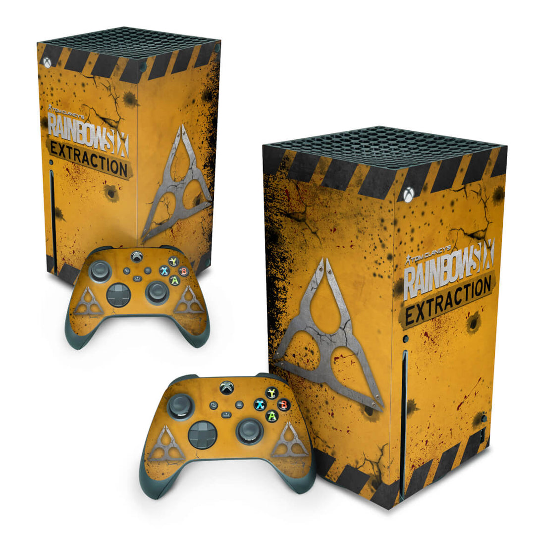 Skin Anti-Rage Xbox Series X Vertical - Tom Clancy's Rainbow Six Siege Extraction - Pop Arte Skins