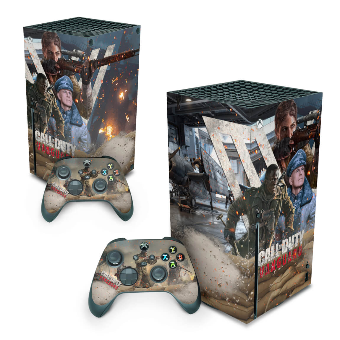 Xbox Series X Skin Anti-Rage Vertical - Call of Duty Vanguard