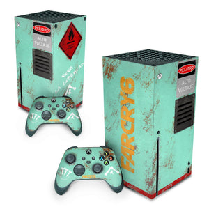 Skin Anti-Rage Xbox Series X Vertical - Far Cry 6 - Pop Arte Skins