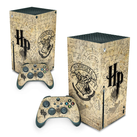 Xbox Series X Skin Anti-Rage Vertical - Harry Potter