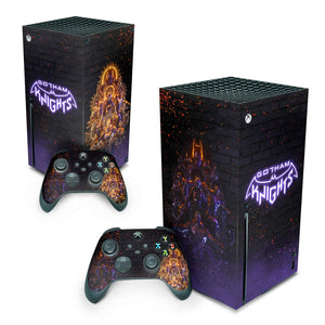 Skin Anti-Rage Xbox Series X Vertical - Gotham Knights - Pop Arte Skins