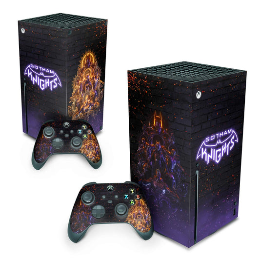 Xbox Series X Skin Anti-Rage Vertical - Gotham Knights