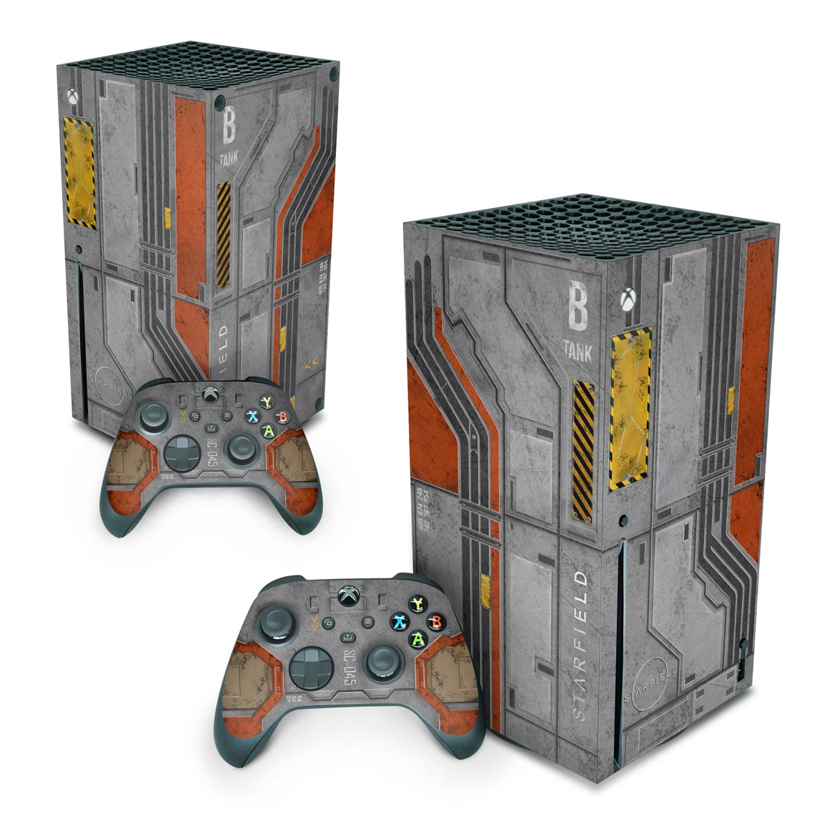 Xbox Series X Skin Anti-Rage Vertical - Starfield