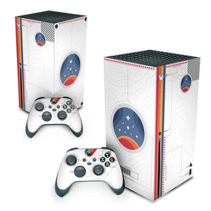 Skin Anti-Rage Xbox Series X Vertical - Starfield Edition - Pop Arte Skins