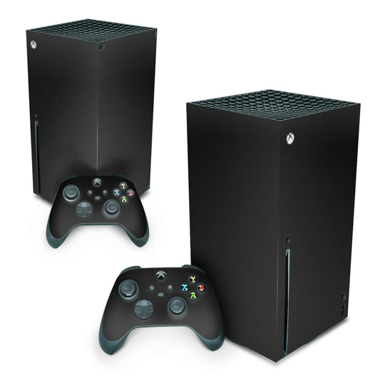 Xbox Series X Skin Anti-Rage Vertical - Preto Fosco Mate