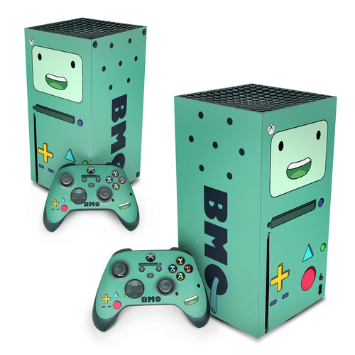 Skin Anti-Rage Xbox Series X Vertical - BMO Hora de Aventura