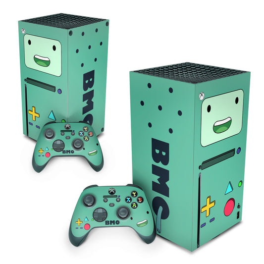 Xbox Series X Skin Anti-Rage Vertical - BMO Hora de Aventura