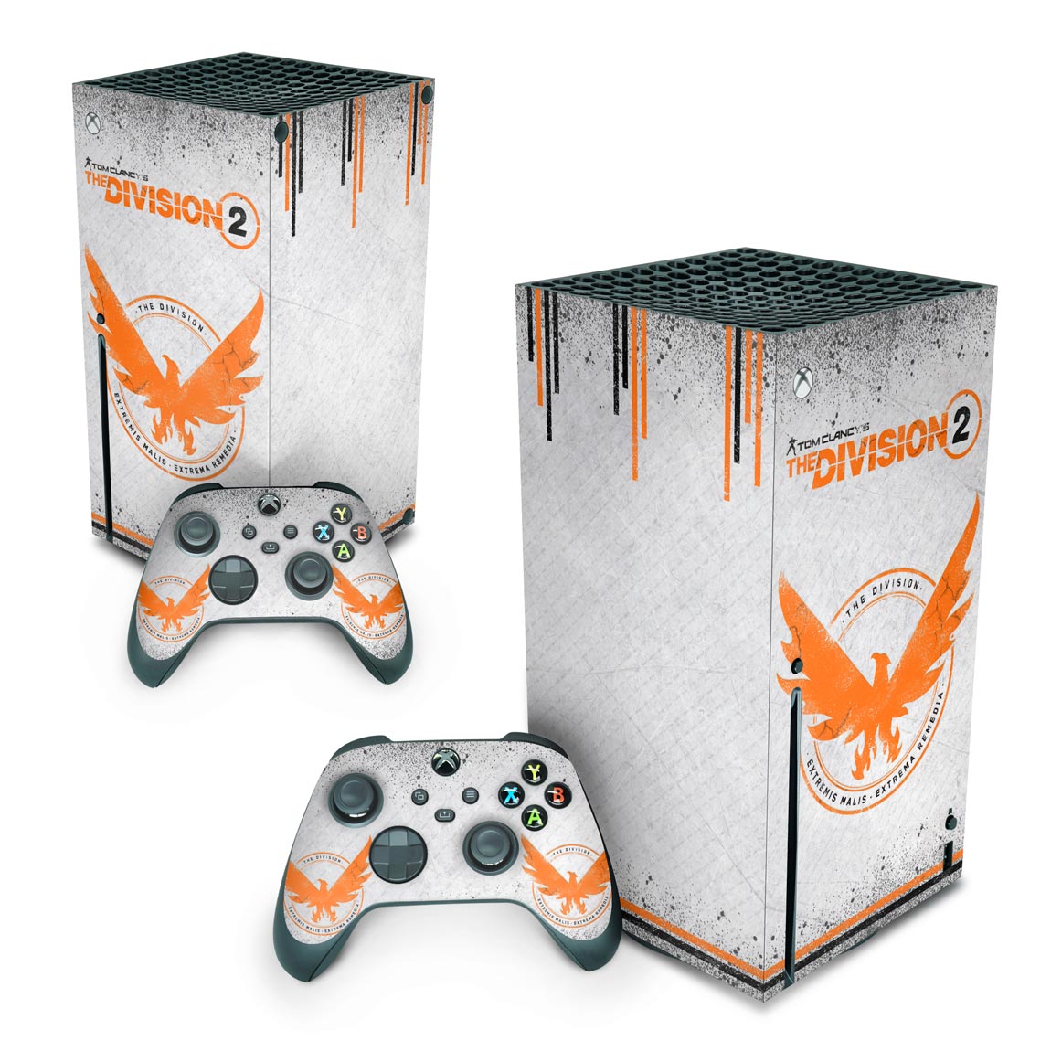 Xbox Series X Skin Anti-Rage Vertical - The Division 2