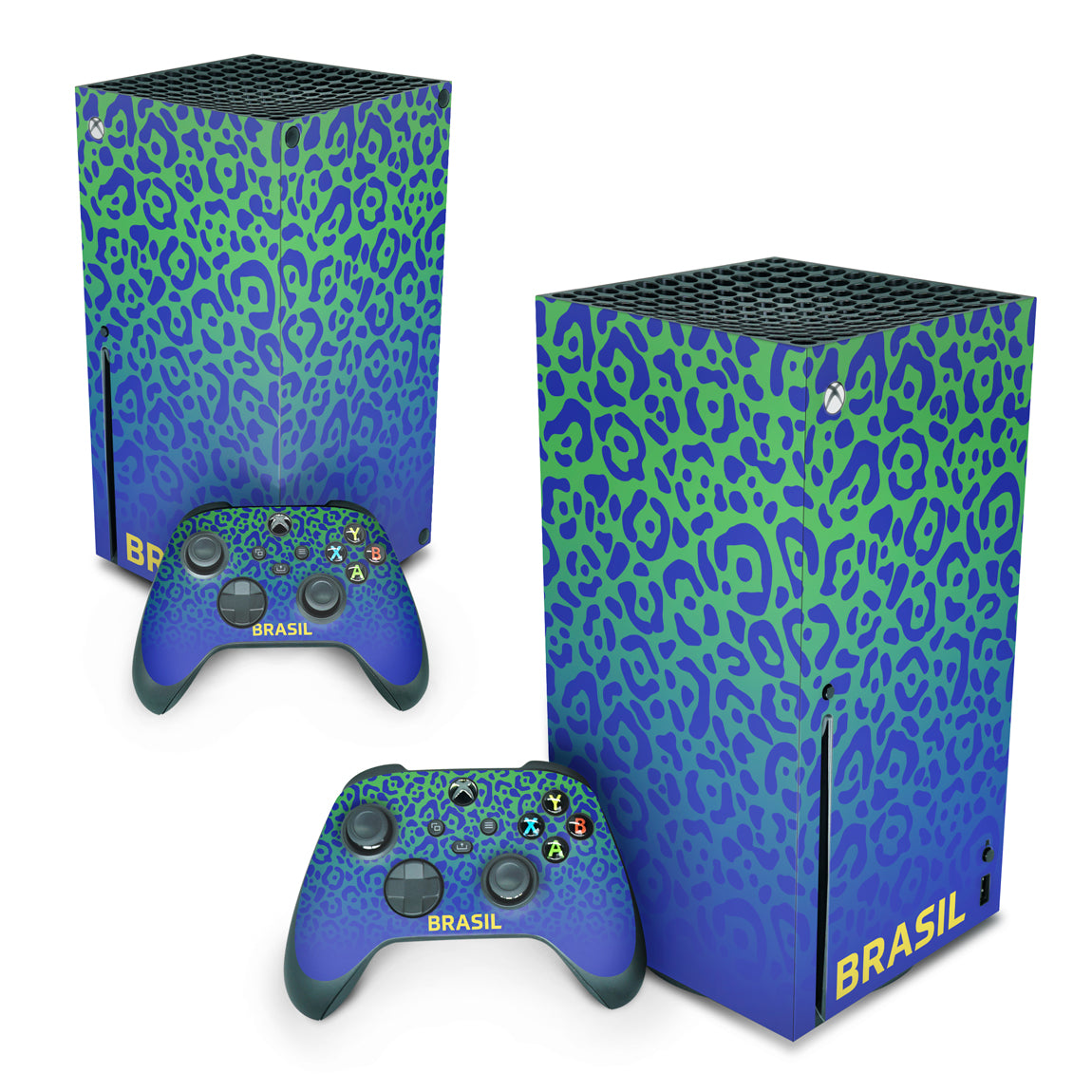 Xbox Series X Skin Anti-Rage Vertical - Brasil