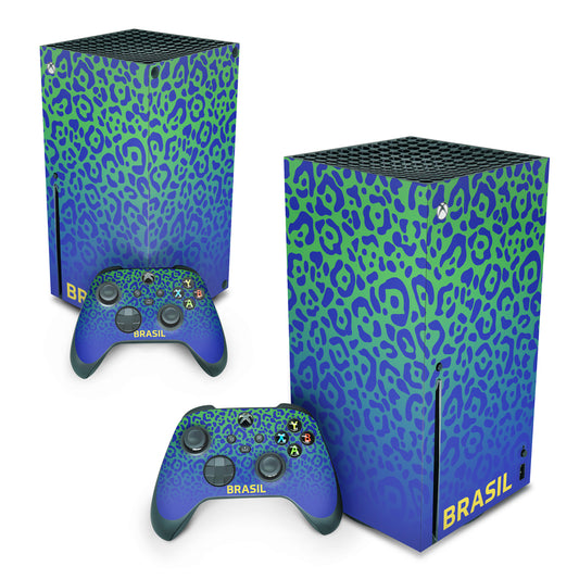 Xbox Series X Skin Anti-Rage Vertical - Brasil