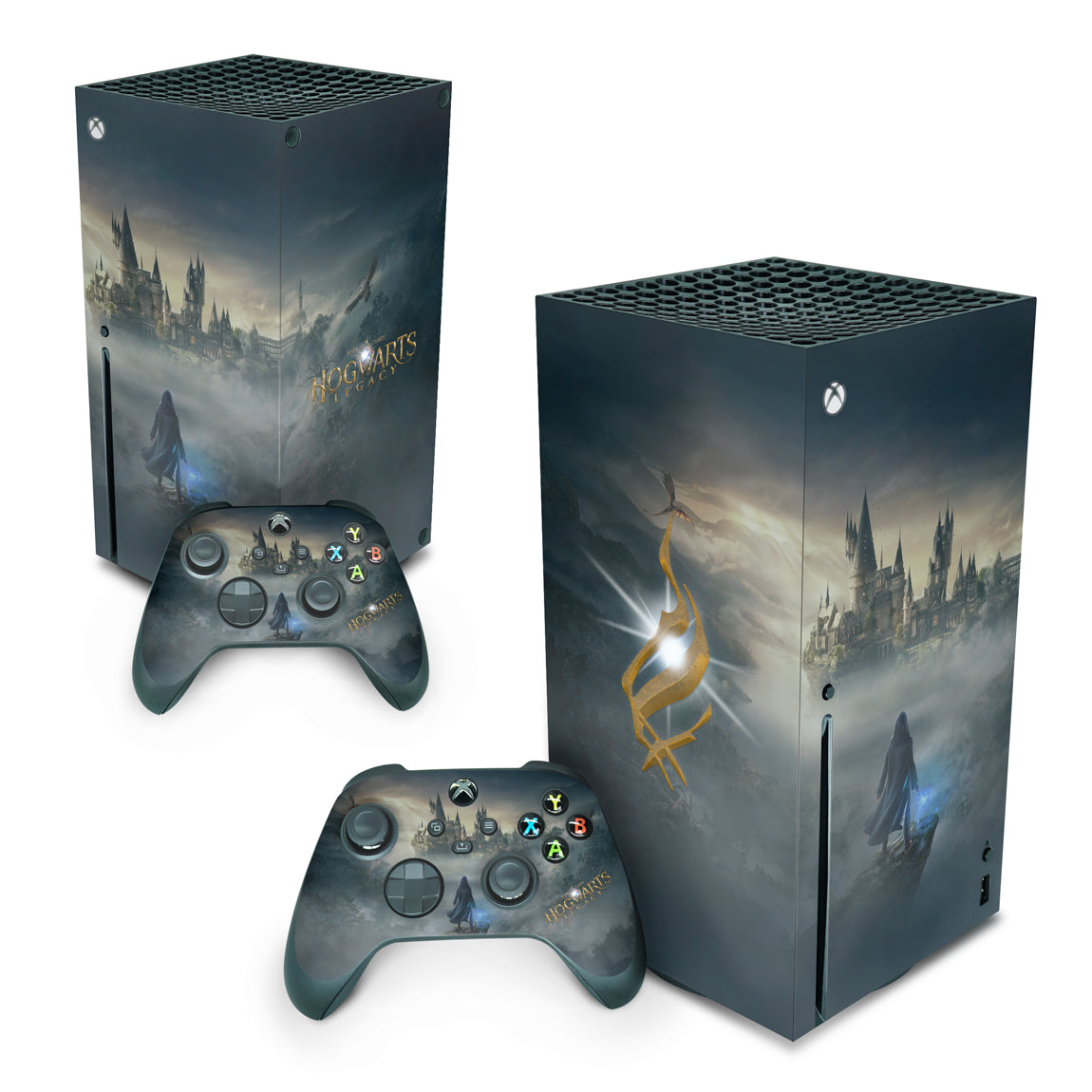 Xbox Series X Skin Anti-Rage Vertical - Hogwarts Legacy