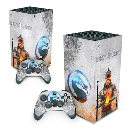 Xbox Series X Skin Anti-Rage Vertical - Mortal Kombat 1