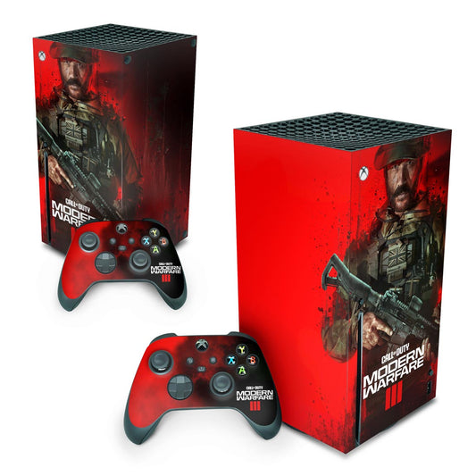 Xbox Series X Skin Anti-Rage Vertical - Call Of Duty Modern Warfare III