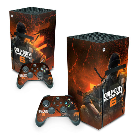 Xbox Series X Skin Anti-Rage Vertical - Call of Duty Black Ops 6