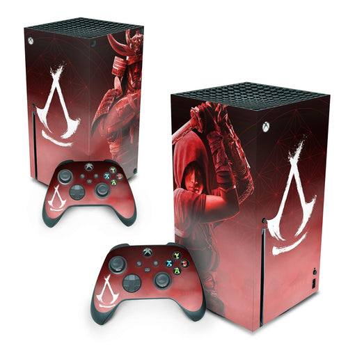 Skin Anti-Rage Xbox Series X Vertical - Assassin's Creed Shadows