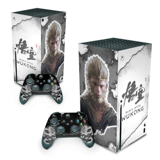 Xbox Series X Skin Anti-Rage Vertical - Black Myth: Wukong