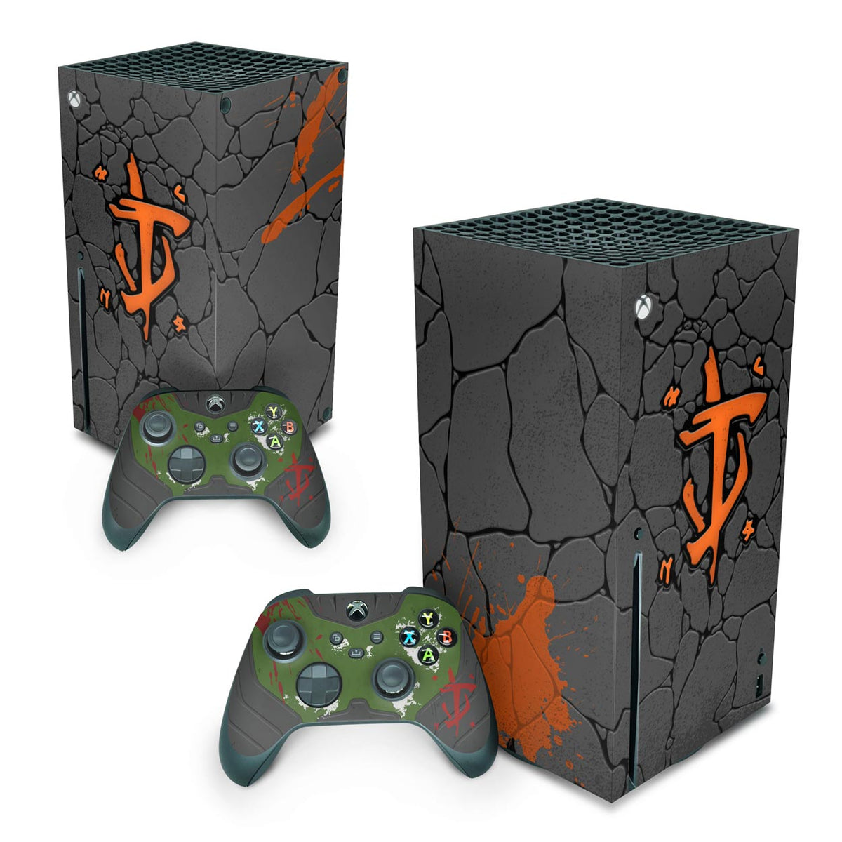 Skin Anti-Rage Xbox Series X Vertical - Doom: The Dark Ages