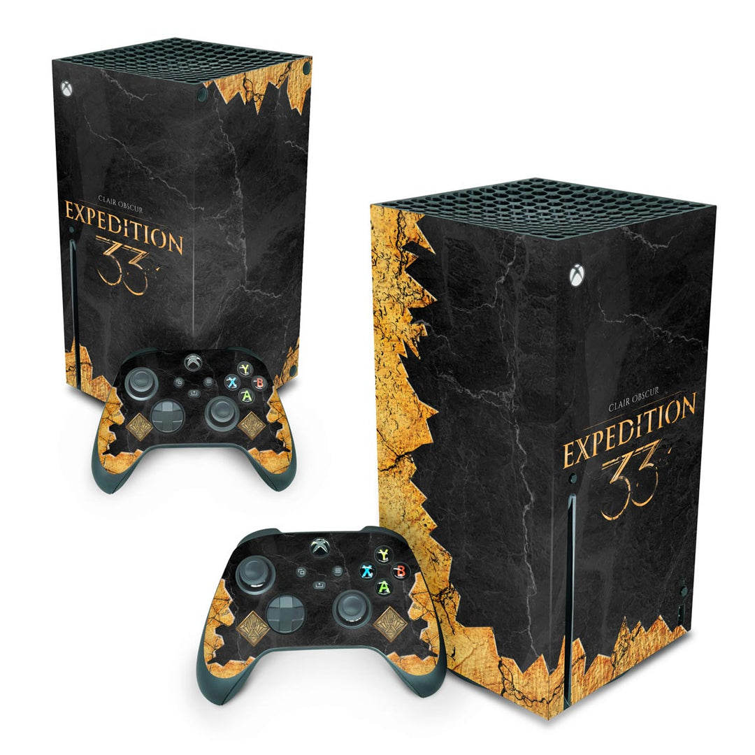 Skin Anti-Rage Xbox Series X Vertical - Clair Obscur: Expedition 33 - Pop Arte Skins