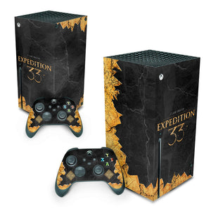 Skin Anti-Rage Xbox Series X Vertical - Clair Obscur: Expedition 33 - Pop Arte Skins