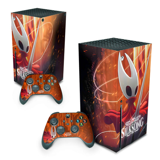 Xbox Series X Skin Anti-Rage Vertical - Hollow Knight: Silksong