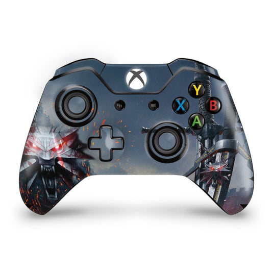 Skin Anti-Rage Xbox One Fat Controle - The Witcher 3 #A