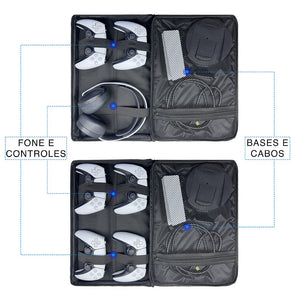 Bolsa PS5 Fat Mochila Transporte Playstation 5 Fat Bag - Spider-Man Homem Aranha 2 Edition - Pop Arte Skins - foto 3