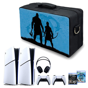 Bolsa Ps5 Slim Mochila Transporte Playstation 5 Slim Bag - God of War Ragnarok Edition