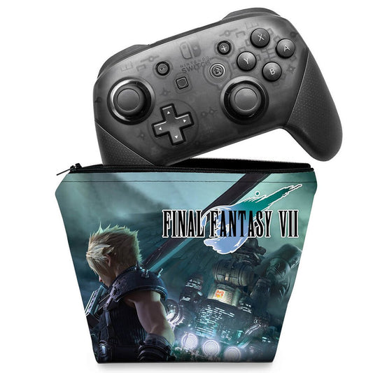 Capa Nintendo Switch Pro Controle Case - Final Fantasy Vii: Remake
