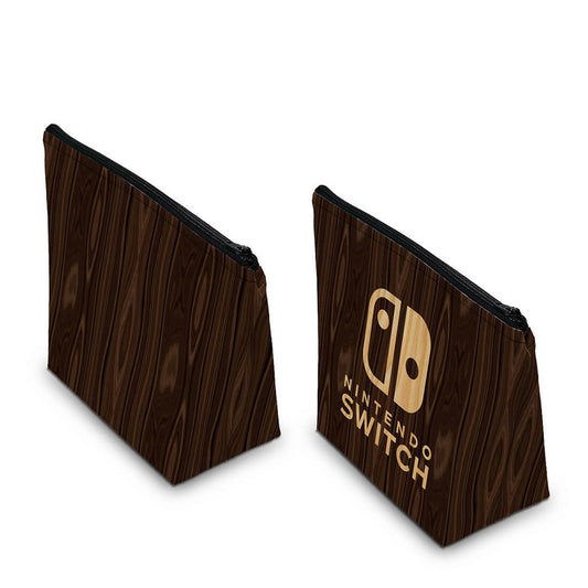 Capa Nintendo Switch Pro Controle Case - Madeira