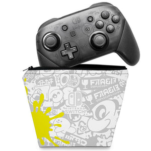Capa Case Nintendo Switch Pro Controle - Splatoon 3 Special
