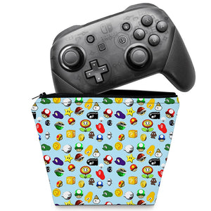 Capa Case Nintendo Switch Pro Controle - Super Mario
