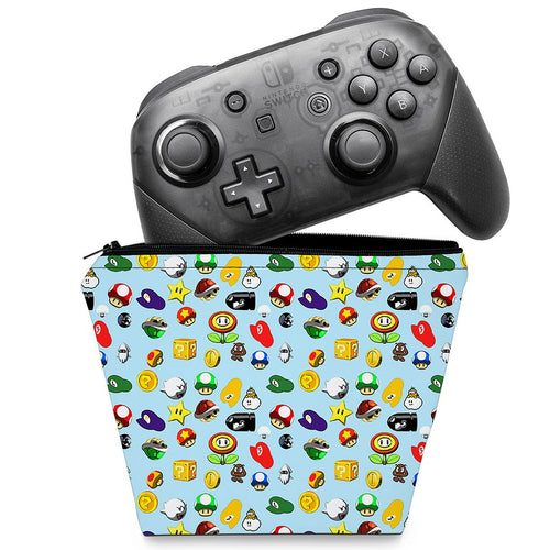 Capa Case Nintendo Switch Pro Controle - Super Mario