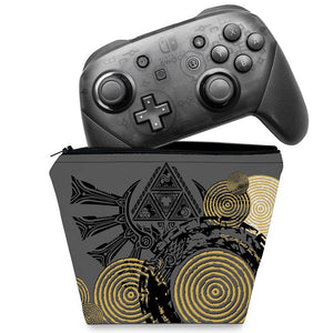 Capa Case Nintendo Switch Pro Controle - Zelda Tears of the Kingdom Edition