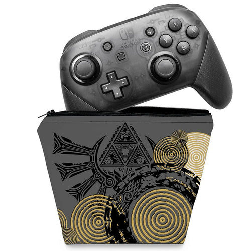 Capa Case Nintendo Switch Pro Controle - Zelda Tears of the Kingdom Edition