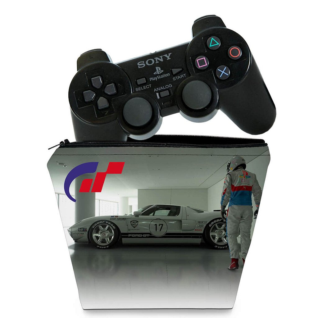 Capa Case PS2 Controle - Gran Turismo 4