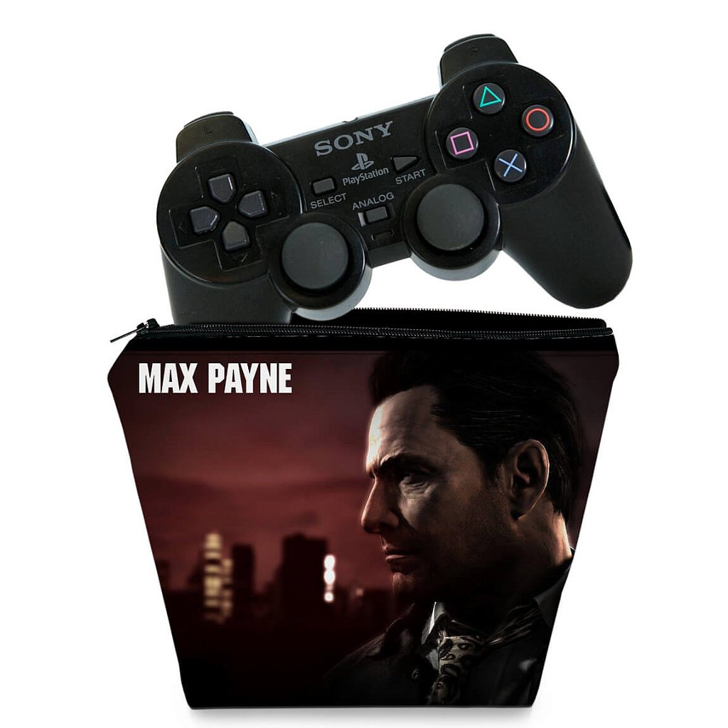 Capa Case PS2 Controle - Max Payne