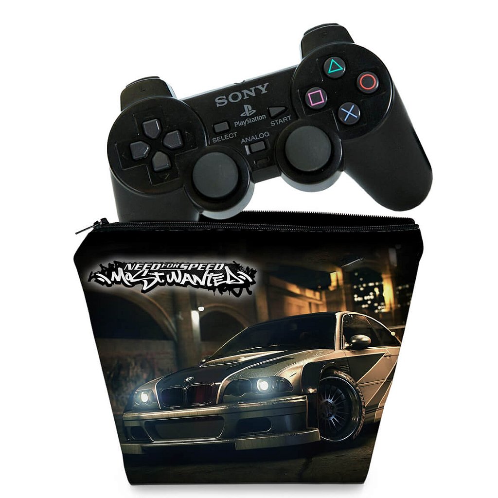 Capa Case PS2 Controle - Need for Speed: Most Wanted