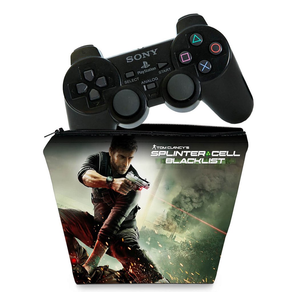 Capa Case PS2 Controle - Splinter Cell