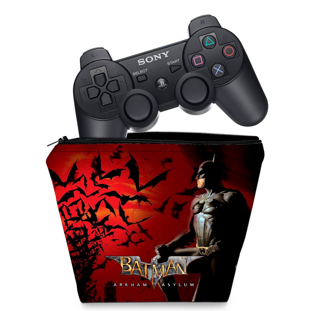 Capa Case PS3 Controle - Batman Arkham