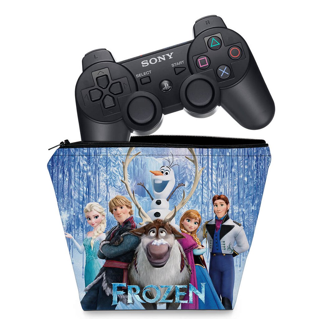 Capa Case PS3 Controle - Frozen