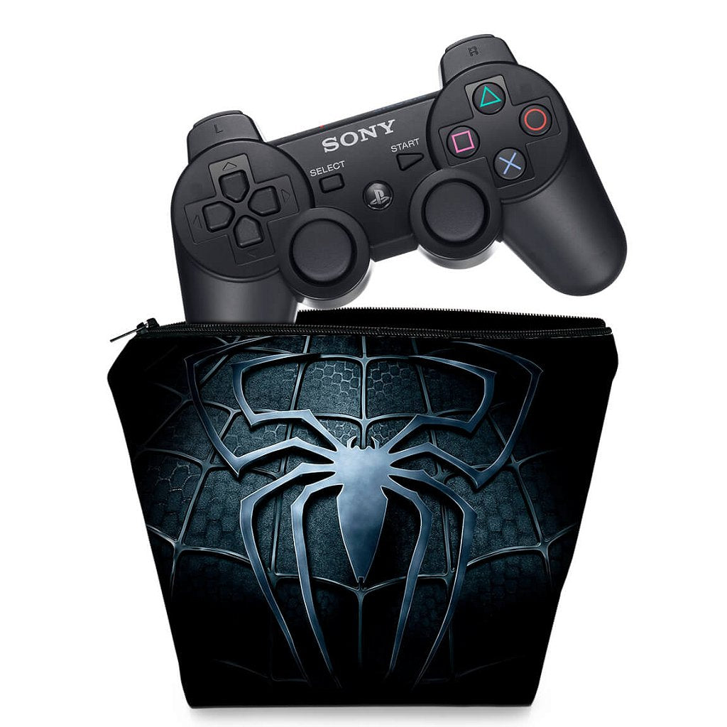 Capa Case PS3 Controle - Homem Aranha