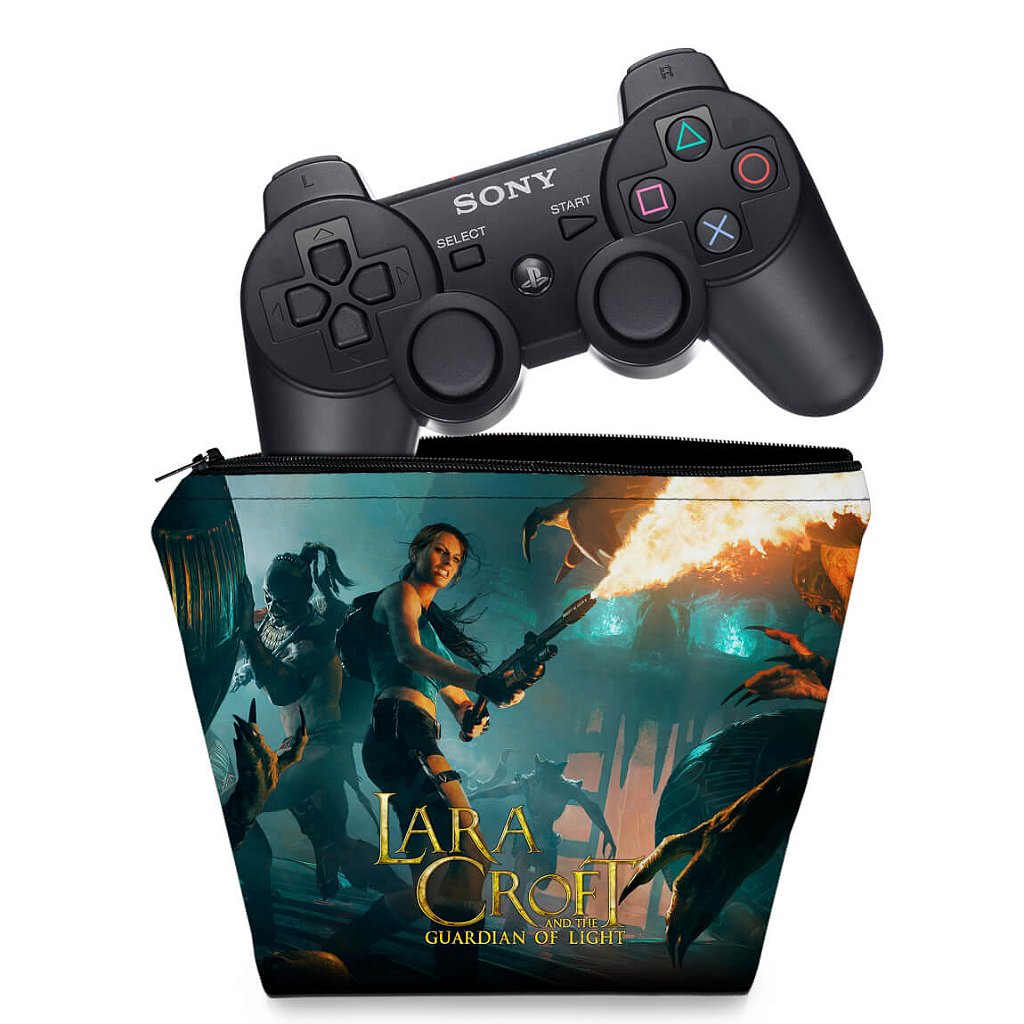 Capa Case PS3 Controle - Lara Tomb Raider
