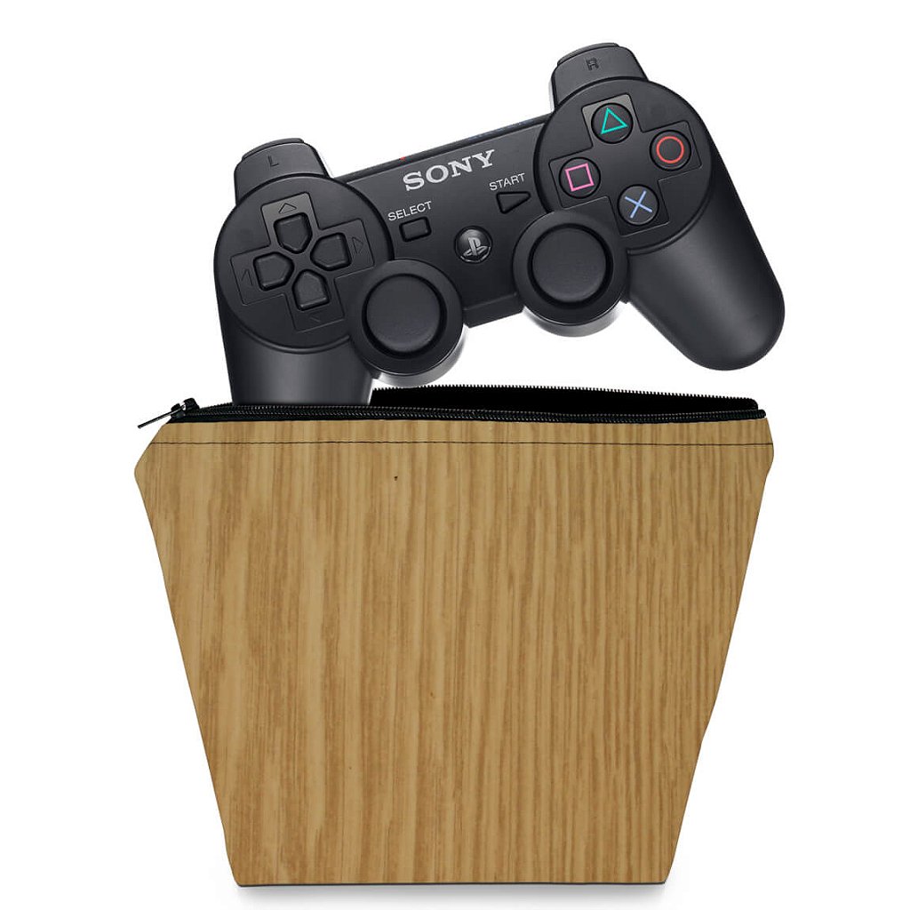Capa Case PS3 Controle - Madeira #2