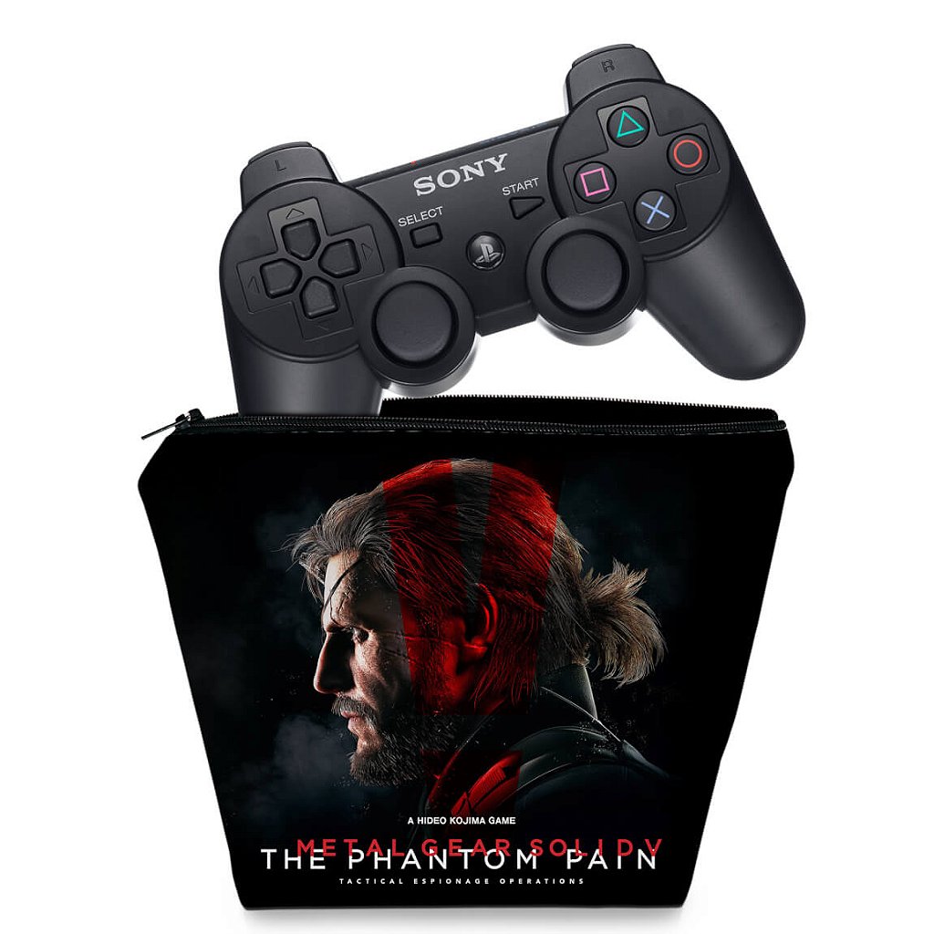 Capa Case PS3 Controle - Metal Gear Solid 5