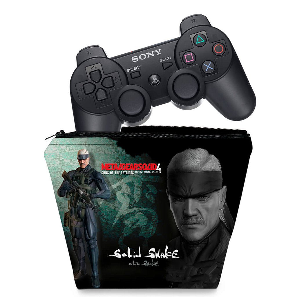 Capa Case PS3 Controle - Metal Gear Solid #b