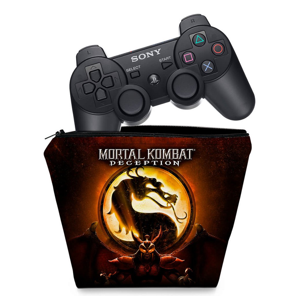 Capa Case PS3 Controle - Mortal Kombat #b