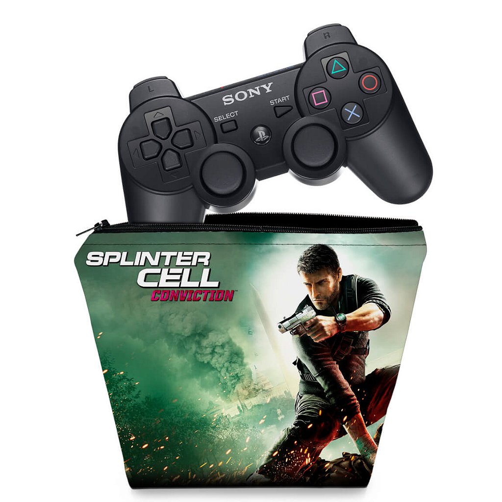 Capa Case PS3 Controle - Splinter Cell