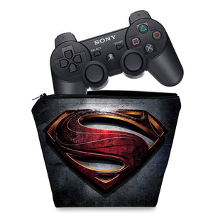 Capa Case PS3 Controle - Superman